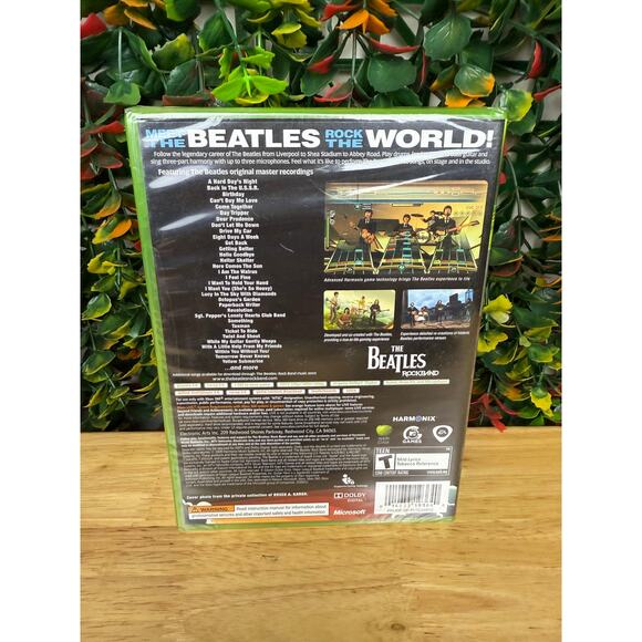 The Beatles Rock Band‎ Xbox 360 Microsoft 2009 NEW Factory SEALED Harmonix - Picture 2 of 4